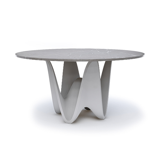 Candy Dining Fiber With Marble Top
